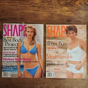 Shape Magazine May & July 1997 Daniela Pestova, Scarlett Chorvat Vintage Lot